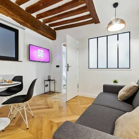 公寓 Charming - 1br-4p - Les Halles *